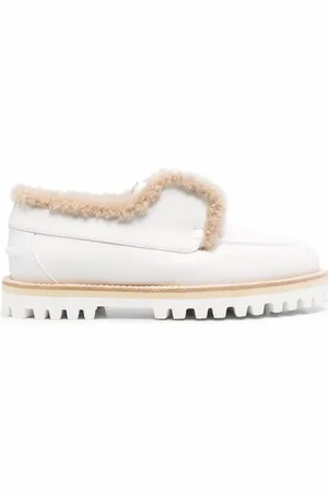 LE SILLA Chunky-sole leather loafers