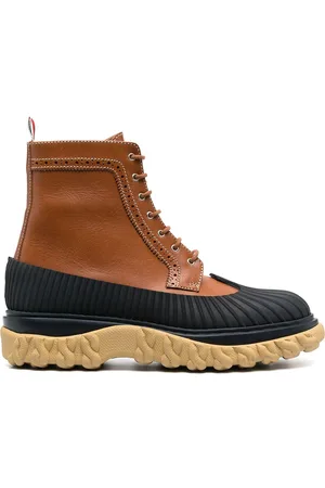 Thom Browne Duck longwing lace-up ankle boots