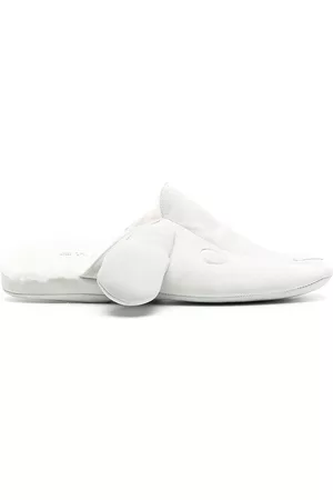 Thom Browne Women Flip Flops - Hector shearling-lined slippers