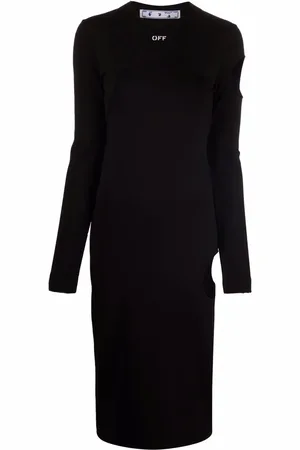 OFF-WHITE Meteor logo knitted dress
