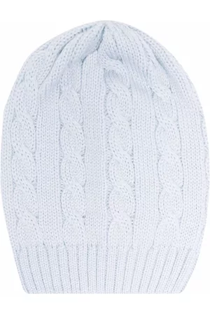 LITTLE BEAR Cable-knit virgin wool beanie