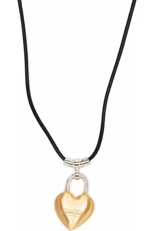AMBUSH Heart padlock pendant necklace