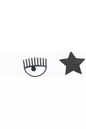 Chiara Ferragni Embroidered cotton headband