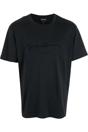 Giorgio Armani Embroidered-logo T-shirt
