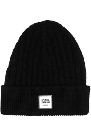 Opening Ceremony Beanies - Box logo patch beanie