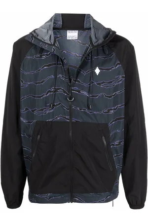 MARCELO BURLON All over camouflage windbreaker jacket