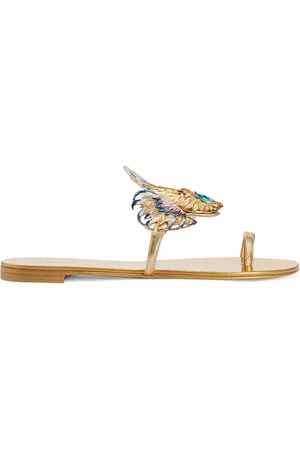 Giuseppe Zanotti Spipiott embellished metallic sandals