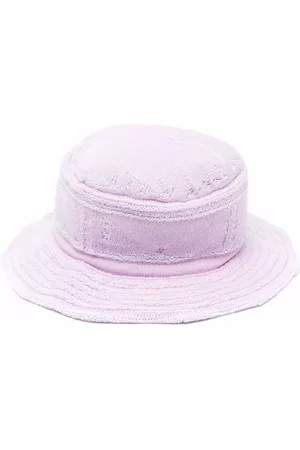 Barrie Purl-knit bucket hat