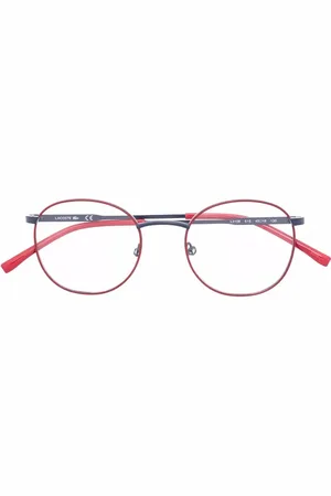 Lacoste Logo-print round-frame glasses