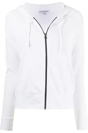 James Perse Zipped drawstring hoodie