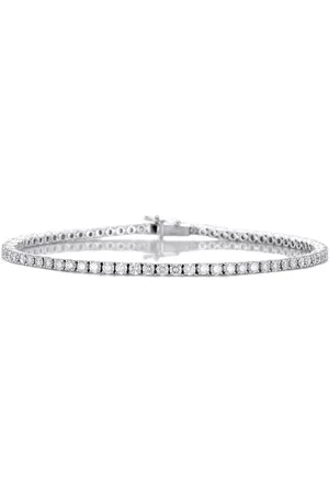 De Beers 18kt white gold Diamond Line bracelet