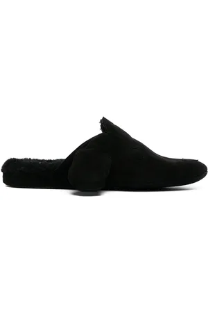 Thom Browne Stitched suede slippers