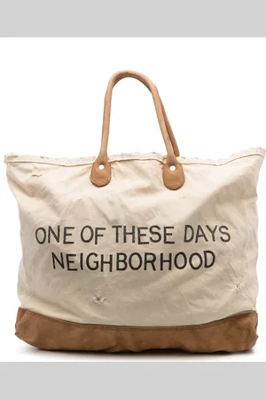 NEIGHBORHOOD Graphic-print canvas tote