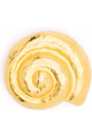 Saint Laurent 1990s shell motif brooch