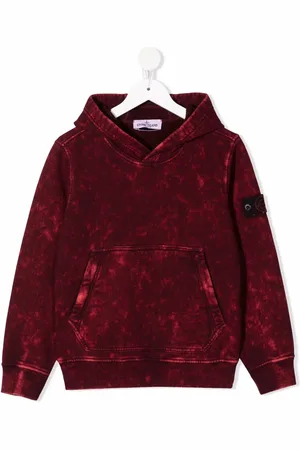 Stone Island Distressed-effect cotton hoodie