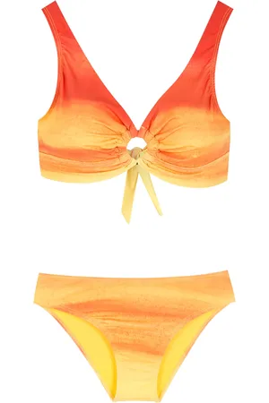 AMIR SLAMA Gradient-effect bikini