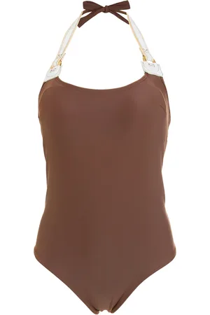 AMIR SLAMA Bow-detail swimsuit