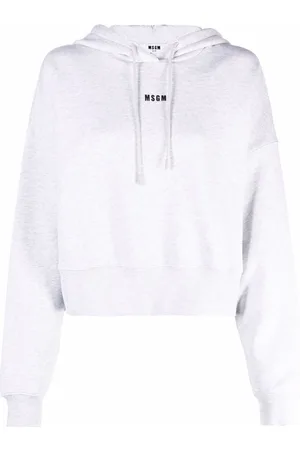 Msgm Logo print hoodie