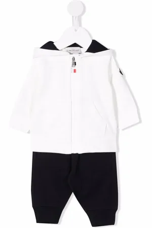 Moncler Two-tone cotton tracksuit set