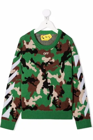 OFF-WHITE Camouflage-pattern jumper