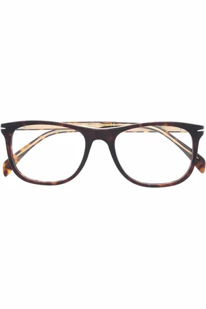 DB EYEWEAR BY DAVID BECKHAM Tortoiseshell square-frame glasses