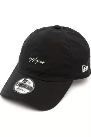 YOHJI YAMAMOTO Logo-embroidered stitched cap