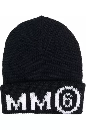 MM6 KIDS Logo beanie hat