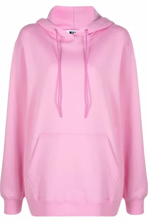 Msgm Drawstring cotton hoodie