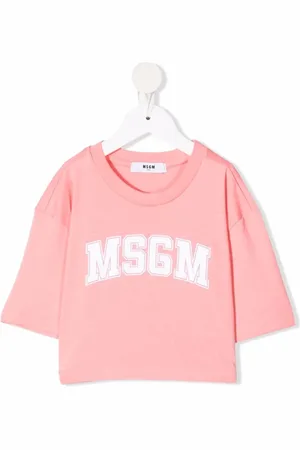 Msgm Logo-print cotton T-Shirt