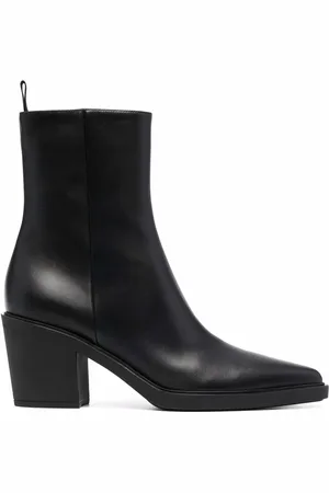 Gianvito Rossi Dylan leather ankle boots