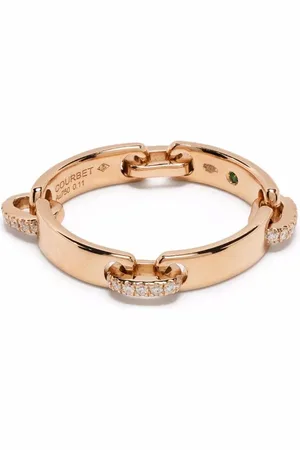 COURBET 18kt recycled rose gold CELESTE laboratory-grown diamond band ring