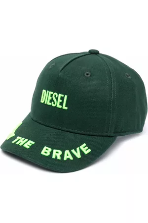 Diesel Boys Caps - Embroidered-logo twill cap