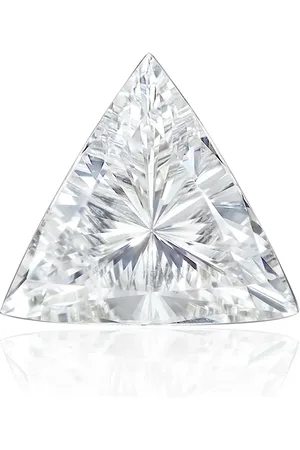 Maria Tash 18kt white Triangle Diamond stud earring