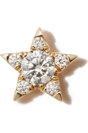 Maria Tash 18kt yellow Star stud earring