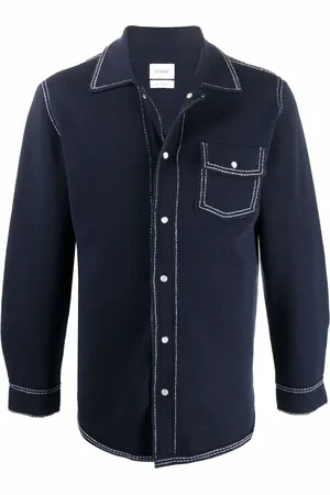 Barrie Flap-pocket cashmere overshirt