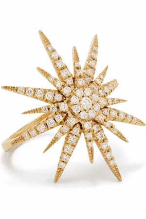 DJULA 18kt yellow Big Sun diamond ring
