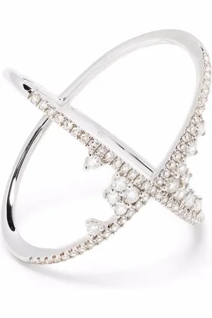 DJULA 18kt white gold Fairy Tale X diamond ring