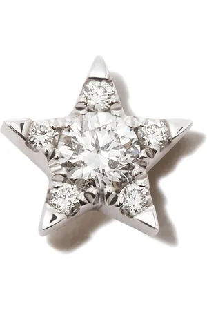 Maria Tash 18kt white Star stud earring