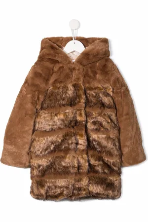 Chloé Faux fur hooded coat