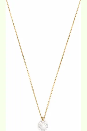 COURBET 18kt recycled yellow Origine bezel set laboratory-grown diamond necklace
