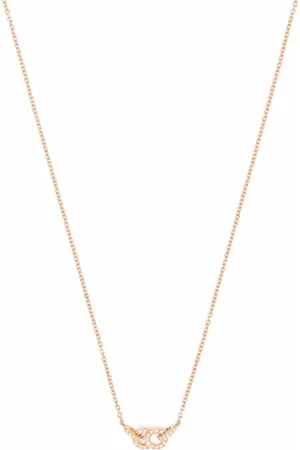 COURBET 18kt recycled rose gold CELESTE laboratory-grown diamond small pendant necklace