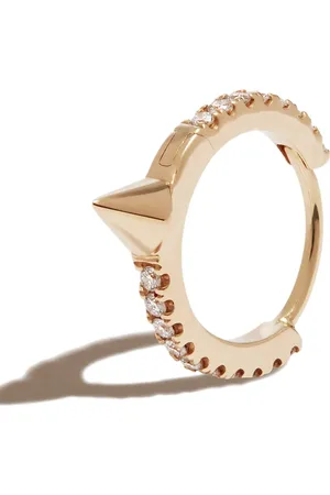 Maria Tash 18kt yellow Spike diamond earring
