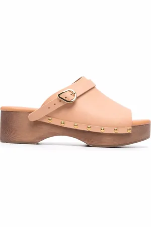 Ancient Greek Sandals Buckle-detail clog sandals