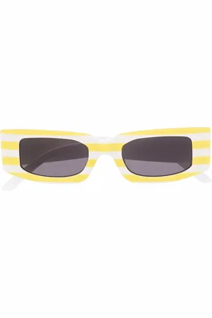 SUNNEI Square-frame striped sunglasses