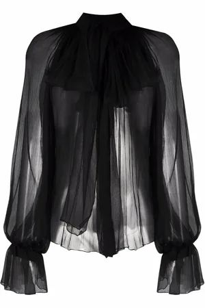 Atu Body Couture Bow-detail silk blouse