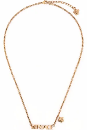VERSACE Logo-plaque necklace