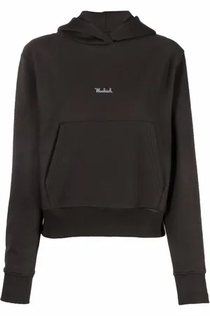 Woolrich Logo-print cotton-blend hoodie