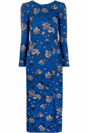RED Valentino Floral-print midi dress