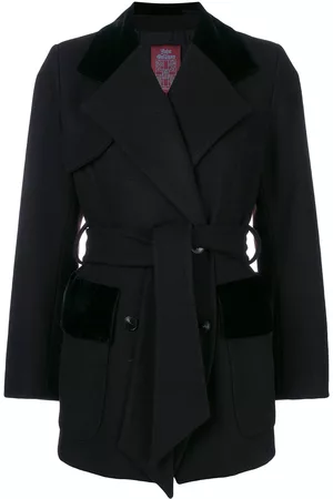 John Galliano Pre-Owned Belted double-breasted coat