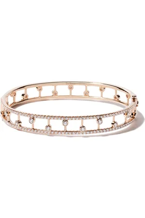 De Beers 18kt rose gold Dewdrop diamond bangle